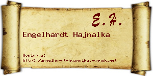Engelhardt Hajnalka névjegykártya